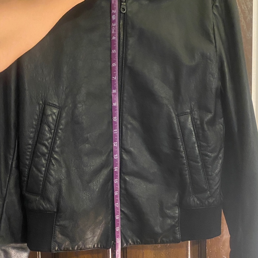 Kenzo Black Bomber Jacket with Orange Accents - Picture 7 of 9
